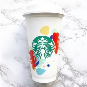 Starbucks Coral Summer Reusable Cup 2020 - RARE
